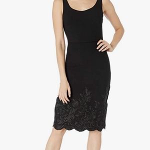 Betsy Johnson Sleeveless Cocktail Dress Black Sz 4